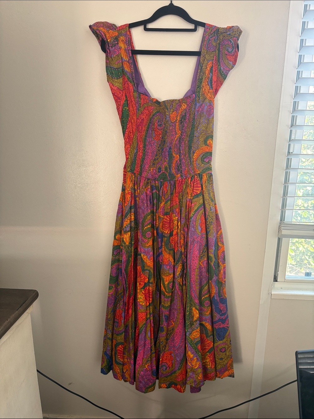 House of Harlow 1960 Multicolor Paisley Midi Dress